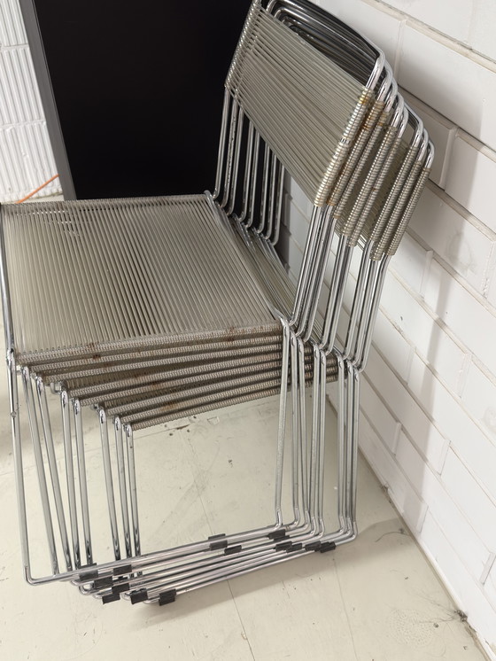 Image 1 of 8 Spaghettistoelen Giandomenico Belotti Vintage