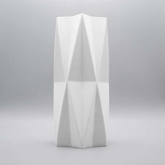 Image 1 of Heinrich Fuchs ARCHAIS Seltene H28cm Op-Art Biskuitporzellanvase Hutschenreuther