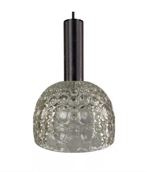 60's 70's Lampe Lampe suspendue verre Plafonnier Space Age Design 60's