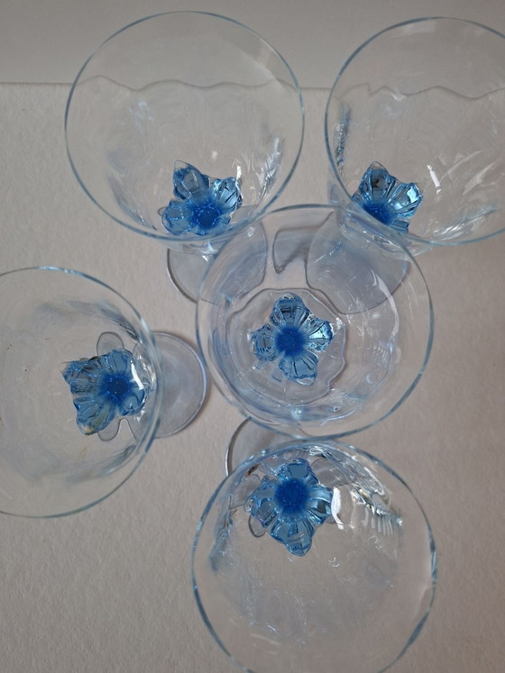 Bomilio Rocco wijnglazen kristal, Bormioli Rocco, Glazen & Karaffen, Blauw (foto 2 van 5)