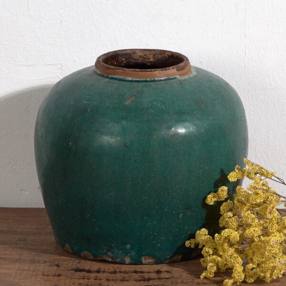 Antieke geglazuurde keramische vaas (ca. 1820) #14 – Vazen (photo 5 of 34)