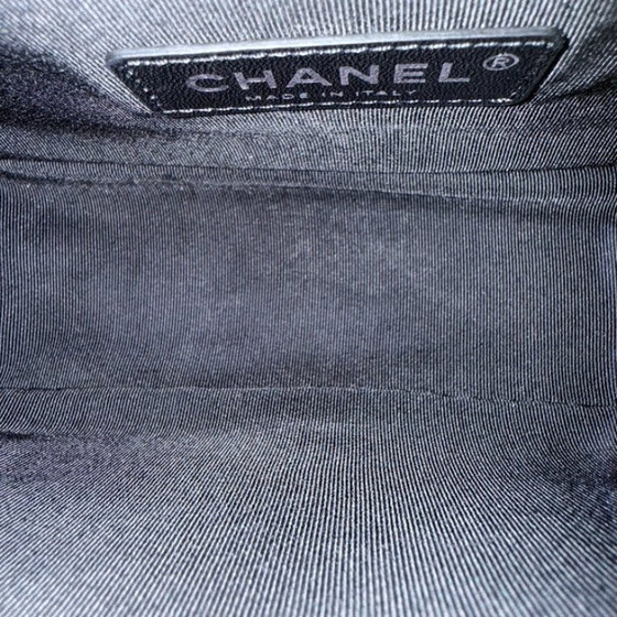 Image 1 of Chanel Boy Small - Caviar Quilted Black Ruthenium Silver Hardware