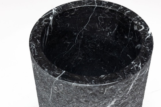 Image 1 of Esstisch aus Marmor und Glas von Massimo Vignelli, Italien, 1980er Jahre