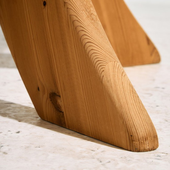 Image 1 of MK10156 Esstischgarnitur aus Kiefernholz von Rainer Daumiller für Hirtshals Savvaerk, 5er-Set