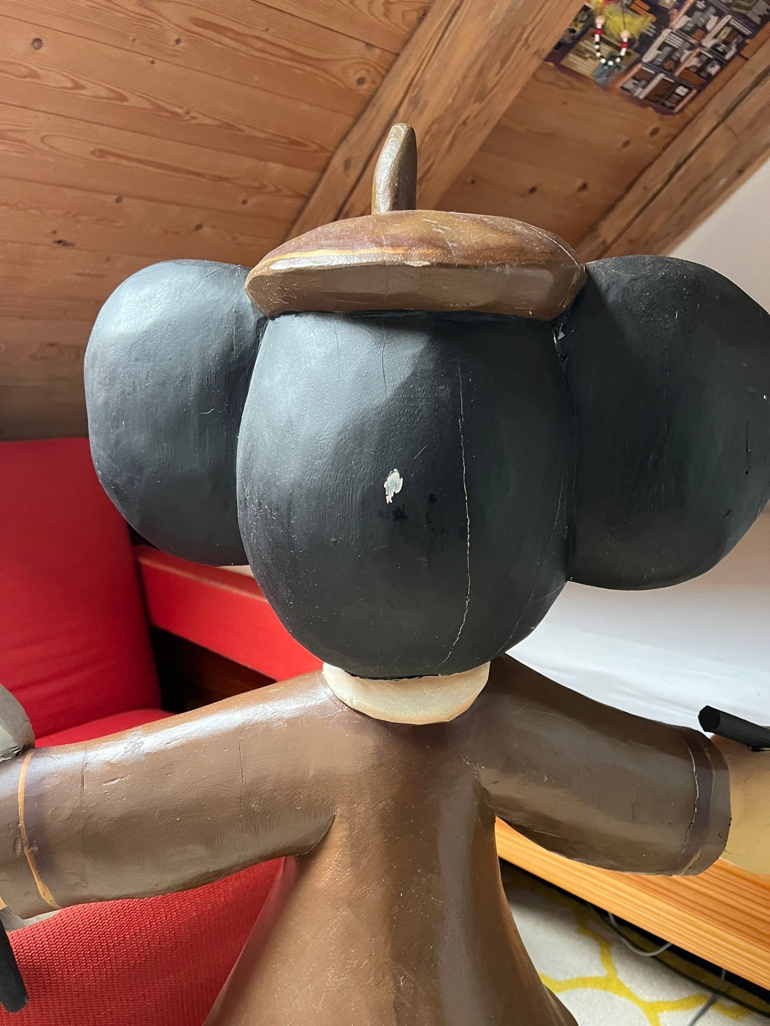handgeschnitzte Mickey Mouse aus den 50-igern | €3,990 | Whoppah