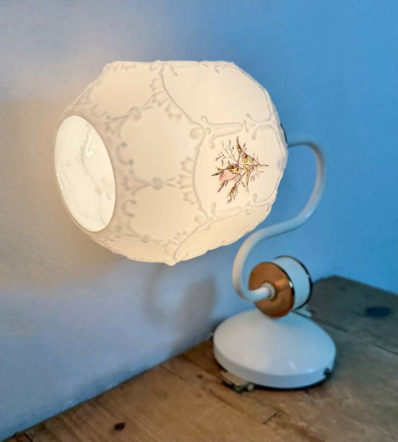 Image 1 of Vintage Wall Light with Milk Glass from Drukov, 1960s