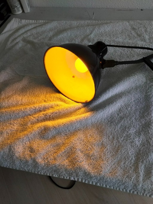 Lampada a forbice vintage con marchio DRGM