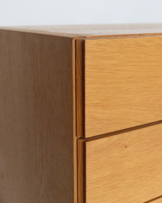 Image 1 of Vintage oak sideboard Danish design cabinet retro furniture