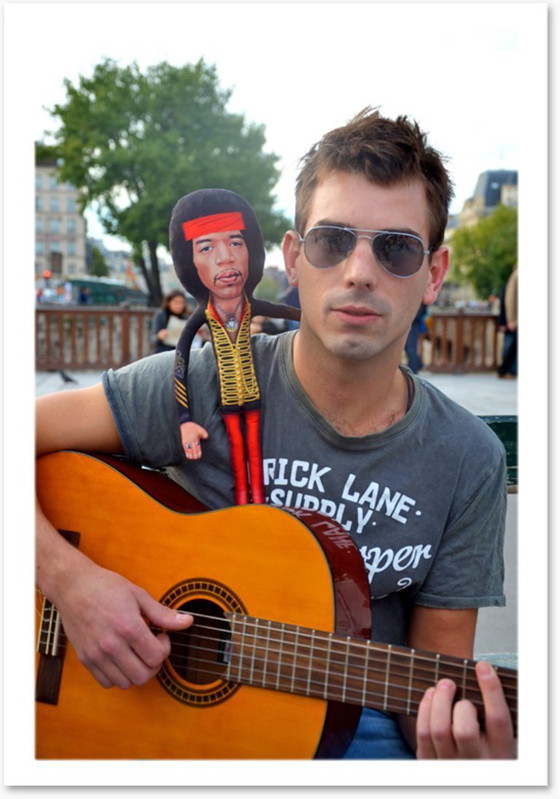 Image 1 of Jimi Hendrix kunstpop cadeau | Muziekkamerdecoratie | Verzamelbaar rockicoon | Woondecoratie voor volwassen fans