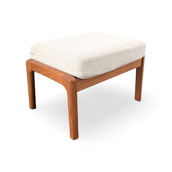 Set di 3 Poltrone Ole Wanscher Senator Highback Poul Jeppesen Ottomano – Legno (photo 11 of 14)