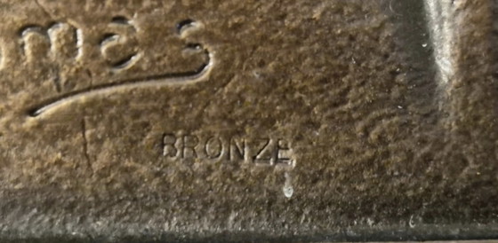 Image 1 of Placa de bronce de Jesús