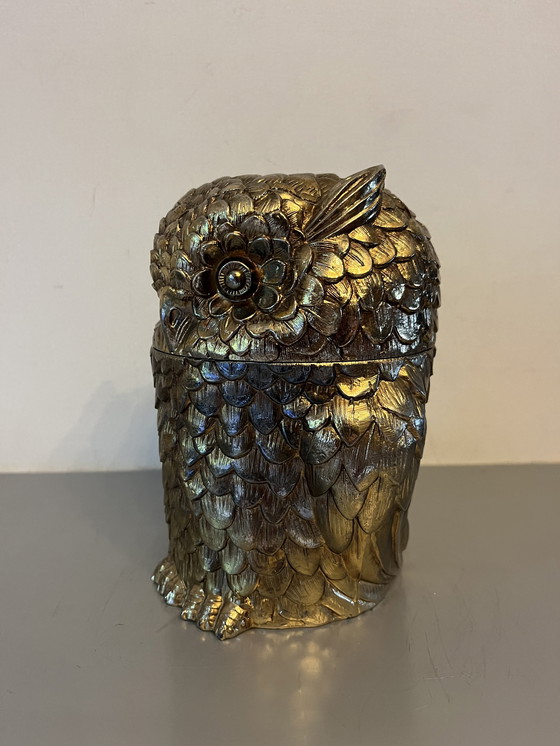 Image 1 of Vintage Italian ice bucket Mauro Manetti 'Owl'