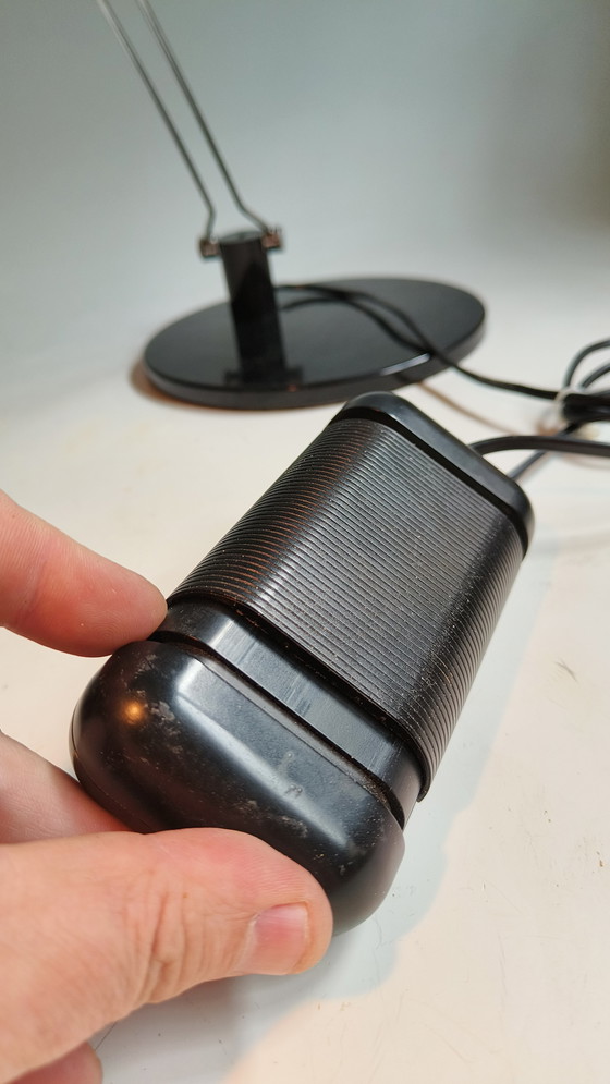 Image 1 of Modernist 1980s plexiglass desk lamp