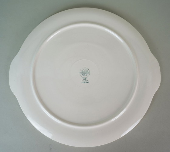 Rare 1950s Cake Plate Villeroy & Boch Hand Painted Decor 'Karla' – Villeroy und Boch, Crockery, Ceramic (photo 6 of 7)