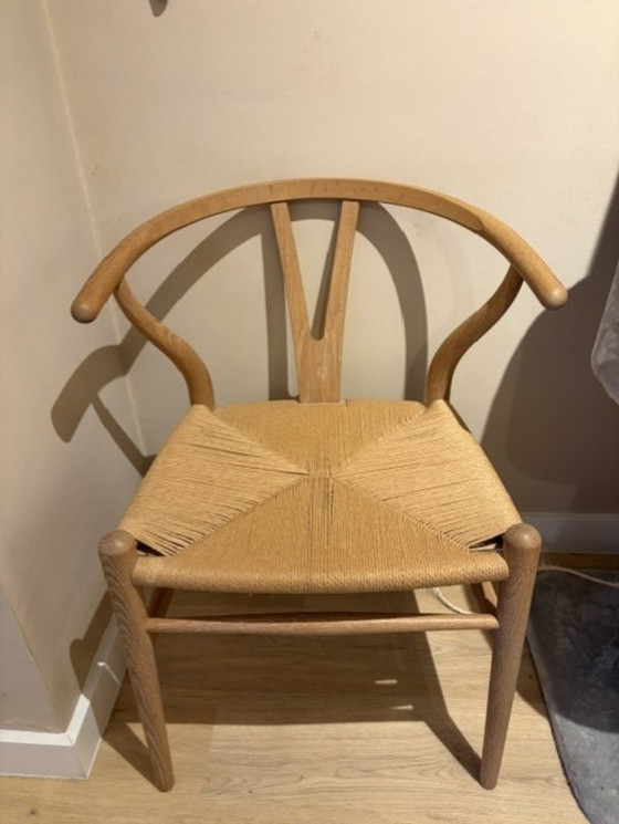 CH24 Wishbone Chair oliato bianco – Carl Hansen & Søn, Sedie da pranzo, Paper, Wood (photo 6 of 6)