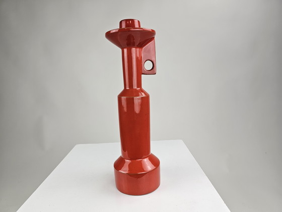 Image 1 of Ensemble de bougeoirs en céramique Enzo Bioli pour Il Picchio Italie 1970