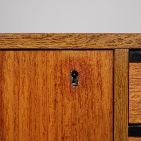 Credenza scandinava mini in teak, Danimarca anni '60, Credenze, Legno, Metallo, Marrone, Mid Century Modern (foto 6 di 9)