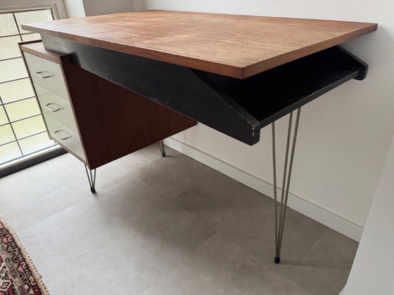 Image 1 of Vintage Cees Braakman for Pastoe hairpin legs desk
