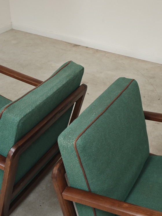 Image 1 of Paire de fauteuils par Jindrich Halabala, art deco , Prague 1930 