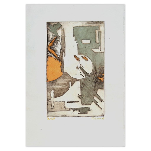 Monique Pehem (Breton-Prouté) signierte Etching Bulle 2009 – lithos zeefdrukken, Paper (photo 2 of 5)