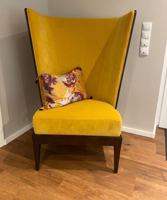 Image 1 of Gestoffeerde fauteuil.