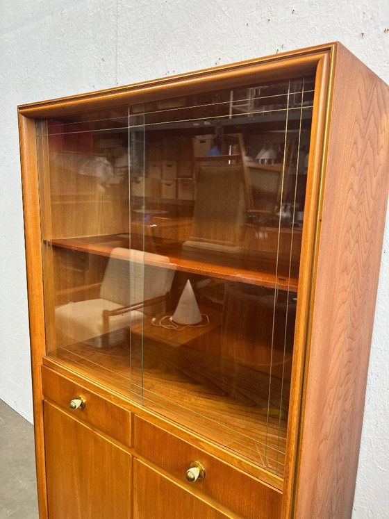 Image 1 of Vintage Highboard / Display Cabinet, Germany 1970s
