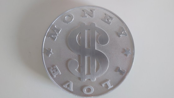 Image 1 of Untersetzermünzen "Ich liebe Geld"