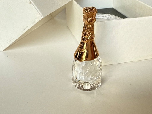 Swarovski crystal memories champagne bottle 