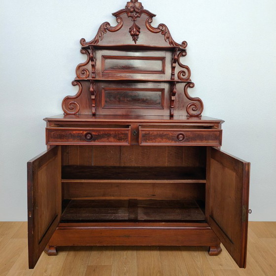 Image 1 of Antique brocante buffet cabinet sideboard cabinet cupboard