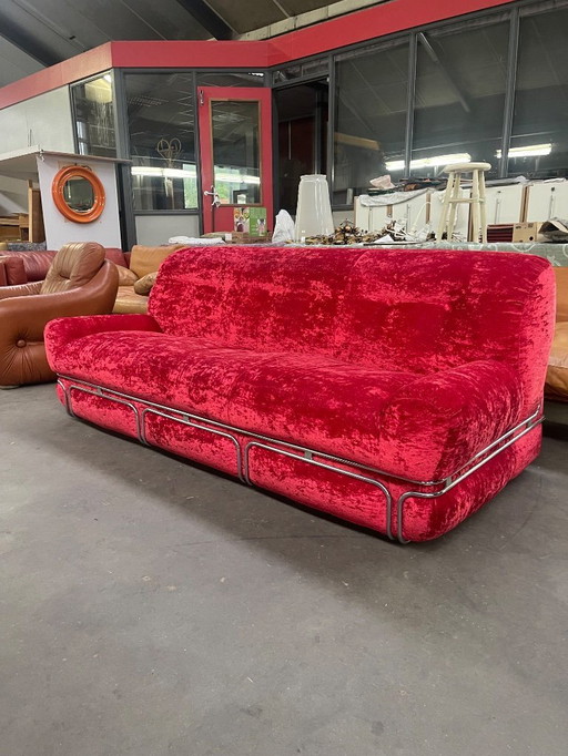 1970's Vintage skulpturale italienisches Design Sofa
