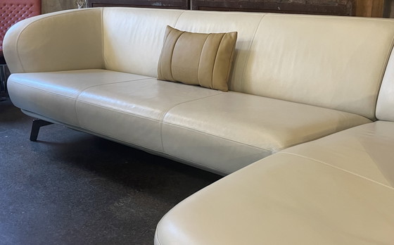 Image 1 of Sofá esquinero Leolux Flint, cuero Ceras