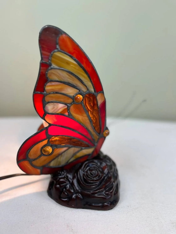 Schmetterlingslampe – Tischlampen, Crystal, Glass, Tiffany (photo 3 of 12)
