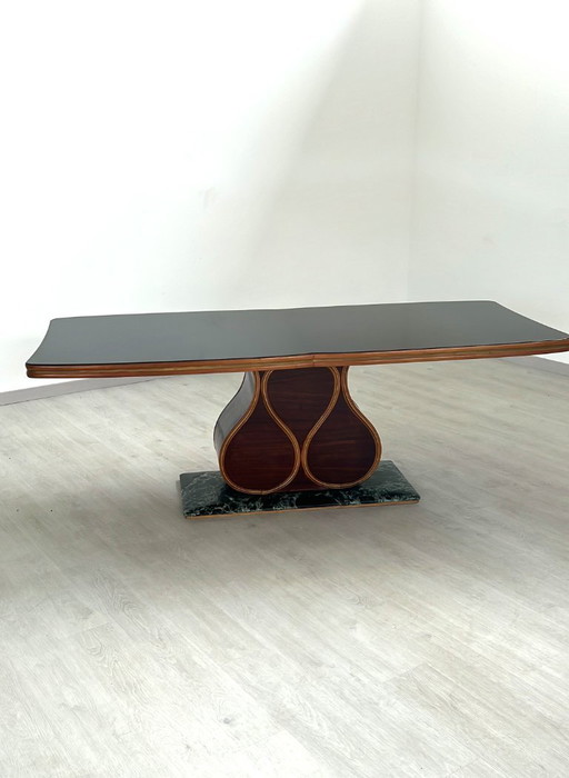 Tavolo - Legno, Marmo, Vetro - Art Deco