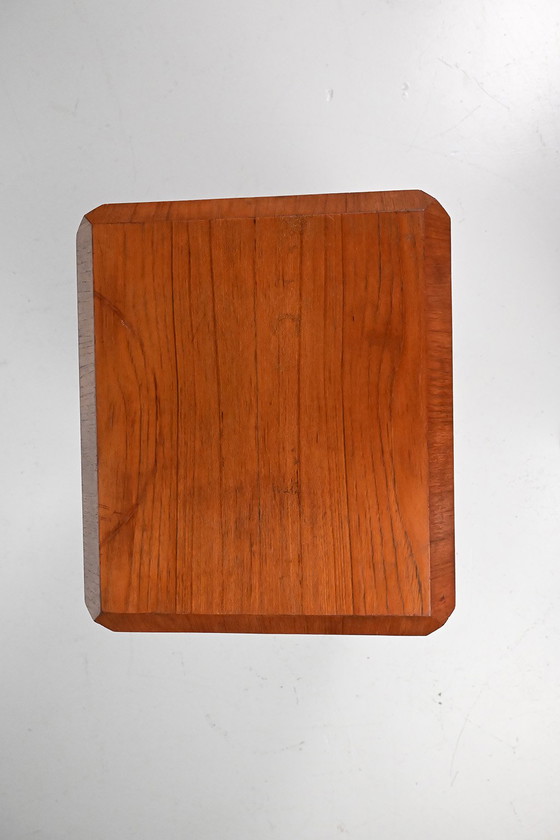 Image 1 of Bijzonder teak ‘fliptop’ barretje