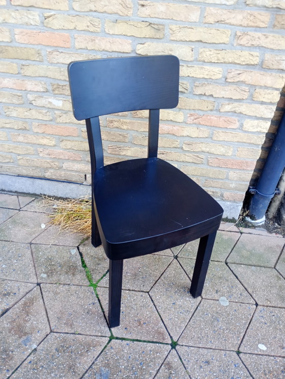 Image 1 of Paola navone gervasoni Italia chaises 123 noir 4 pcs 