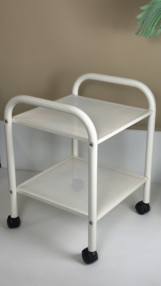 Image 1 of Vintage Space Age wit metalen design trolley Tech Innovator