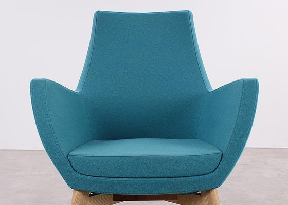 Image 1 of 2X Connexion Mae Fauteuil Bleu