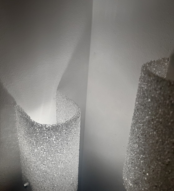 Image 1 of Perspex wandlampen uit de jaren 70
