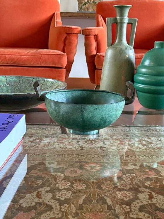 Image 1 of Vase en bronze Art Déco, Italie, vers 1930