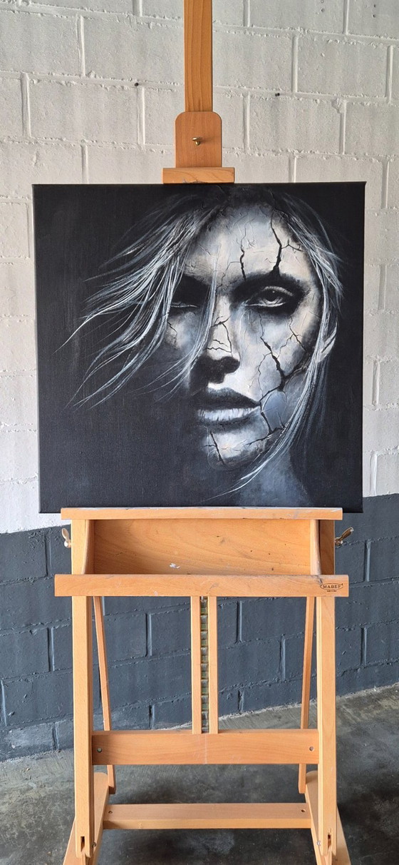Cuando la piel se rompe - Pintura de técnica mixta – Pinturas y dibujos, Canvas (photo 11 of 12)