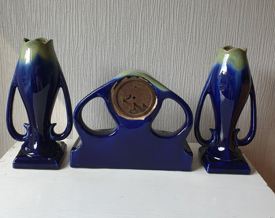 Set da camino Art Déco 3 pezzi Thulin ca. 1930 – Oggetti decorativi, Ceramica (photo 5 of 11)