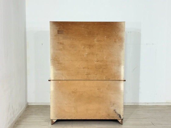 Image 1 of Credenza da cucina vintage anni '50/'60 | Mobile da cucina dal design pastello | 2 pezzi