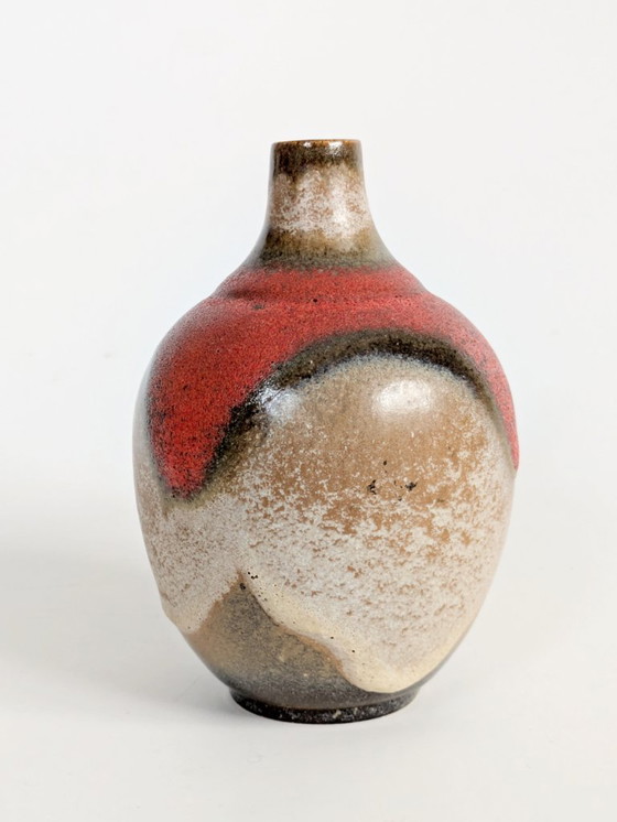 Image 1 of West German Pottery Vase by Ruscha Keramik, Model 830 Vulcano Fat Lava, 1960s