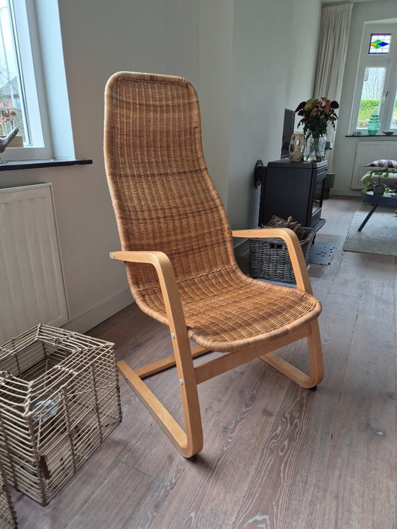Image 1 of Ikea rotan design fauteuil, ontworpen door Yngve Ekström, Öland