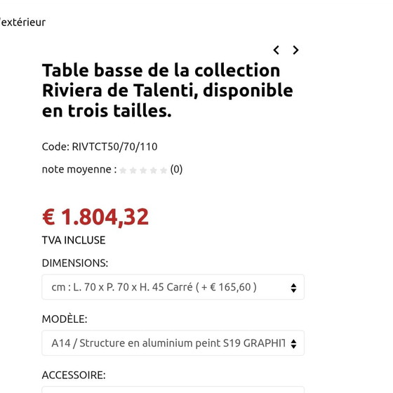 Image 1 of TALENTI buitenfauteuils