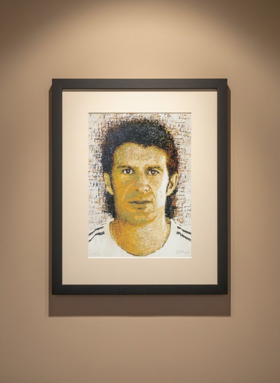 Image 1 of Britz, Chris - Figo (Luís Figo) - Firmato a mano - Litografia offset
