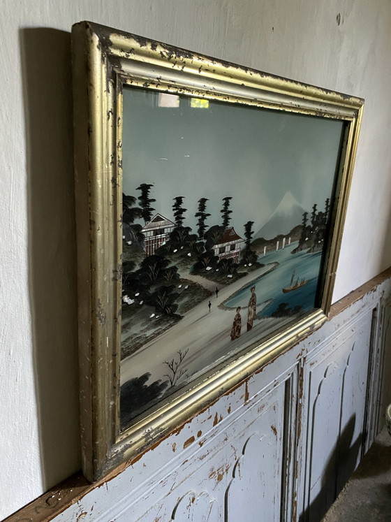 Pittura su vetro rovesciato fine XIX secolo – Dipinti e disegni (photo 10 of 15)