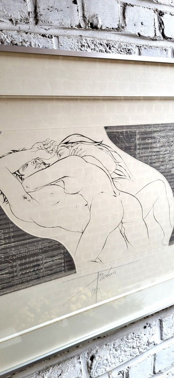 Lithograph Pierre-Yves-Trémois "Le sacre du Printemps" 75' – Lithographs & prints, Metal (photo 3 of 8)