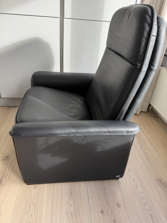 DeSede DS50 Zwart Leren Design Fauteuil – De Sede, Leather (photo 4 of 8)