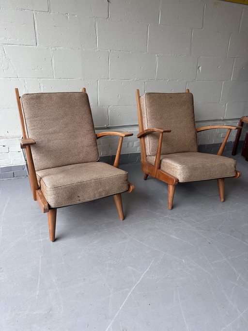 2 x Vintage Stühle Sessel 